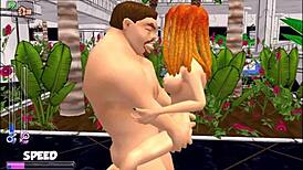 Bonetown Vacation SE 1 EP 2 - wanna lick this carrothead cutie? Her big tits and anal await.