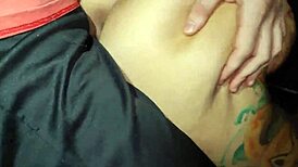 COUPLE FUCKS BAREBACK WITH BIG COCK INSIDE THE UBER!