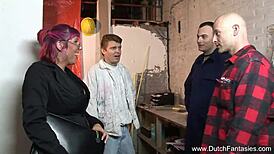 Wild dutch teen from amsterdam