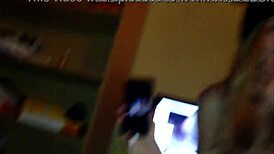 She moans, 'Yes, I love this monster cock penetrating my ass closeup.' Then she licks ass passionately.