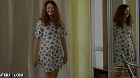 Helen Volga indulges in self-pleasure with high heels.