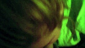 Teen Sloppy Blowjob and Cum Swallow with Huge Load on Big Tits BBW