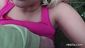 Exceptional czech teen tempted in shopping centre and fucked in pov