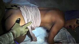 Arab footjob first time at the booty drop point 23km out