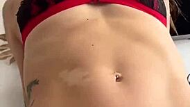 Beautiful skinny latina teen in casting anal