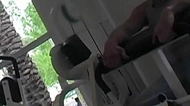 janice campell drops by neighbor’s for a quick bang