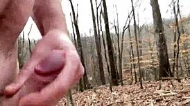 Cold Outdoor Walk Turns Into Raw Cum Explosion