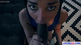 Hot Amara Romani Sucking And Blowing Big Monster Cock