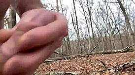 Cold Outdoor Walk Turns Into Raw Cum Explosion