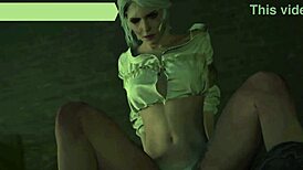 Siri stars in perfect Witcher 3D animated fuck scene with big tits and pussy