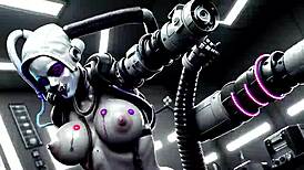 Watch these robot whores party in dystopian sex machine frenzy!