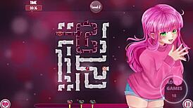 Commented gameplay of Waifu Secret 5, an anime-based dating game with hentai scenes