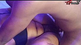 step sis came to charge phone but got drilled by big black cock in room