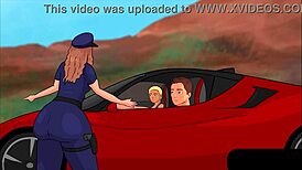 celebrating the new year eve with anime hentai vibes in a casual gathering