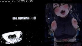 hot girl moans during solo handjob masturbation