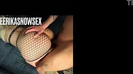 blonde in stockings bent over for big cock