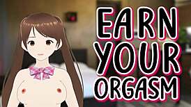 Earn Your Cum In This Hentai JOI Gentle Femdom Teasing Edging Challenge