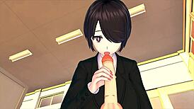 Female Boss Trains Employee In 3D Hentai