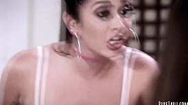 these stepdaughters are in a hot threesome