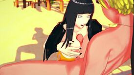 naruto bangs hinata in creampie blowjob sex video