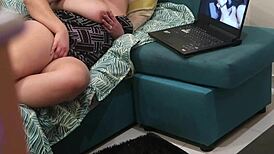 Caught my stepsister watching bukkake gangbang porn again