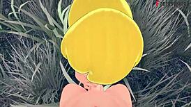 Tinker bell grows up, and i seize the chance to fuck her in the forest while another fairy watches in this peter pan hentai.