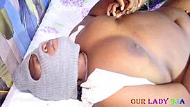 I squirted hard on big black cock in doggystyle sex