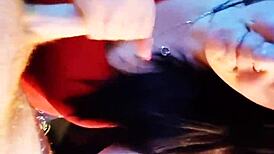 Slut licks ass bent over then gets pussy fucked doggystyle