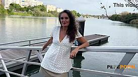 Old Spanish mature Mavi fulfills wild threesome fantasies with us