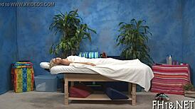 Relaxing massage turns into hardcore sex with deep penetration and moans