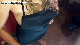 I’m so turned on after cooking at my brother-in-law’s, ended up giving a steamy blowjob