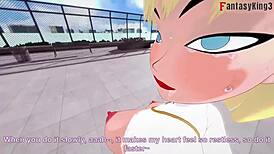 体验Power Girl 和Superman 的3D卡通诱惑POV幻想