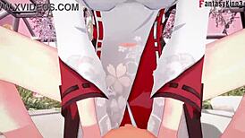 Yae Miko Having Sex in Genshin Impact Fantasy