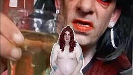 Bisexual Sissy Exposed And Swallowing Pee