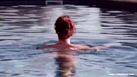 Cougar Licks Wet Pussy in Horny Lesbian Fun