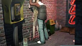 In the OFFICE, they FUCK against the WALL passionately.