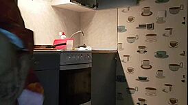 Jasper Cooking in the Kitchen