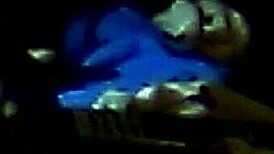 stroking my big black dick until i cum