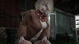 Ashley Experiences Intense Emotions in Resident Evil 4 Hentai Remake
