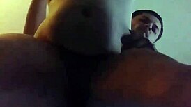 a sexy naughty couple engages in intense fucking session