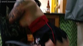 emo rocker dances funk and gets fucked by bluezao youtuber