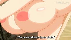 Beautiful blonde girl on the beach hentai