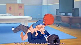 嘿，格温·坦尼森在这热辣3D动漫色情场景里发癫