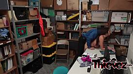 Thievez Lily Adams Caught and Nailed in Doggystyle!