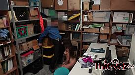 Thievez Lily Adams Caught and Nailed in Doggystyle!