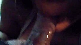 This BBW Gives a Sloppy Toppy to a Big Black Cock