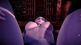 3D动画在HS2游戏里打屁股升温