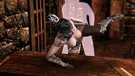 嘿，想看博德之门中的影心在野性3D色情动作吗？