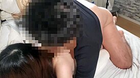 Japanese milf mai fills womb with gooey semen in homemade creampie