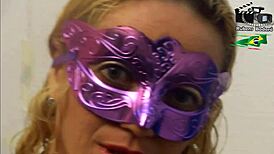 coroa loira smashes pussy on her hung friend's big cock